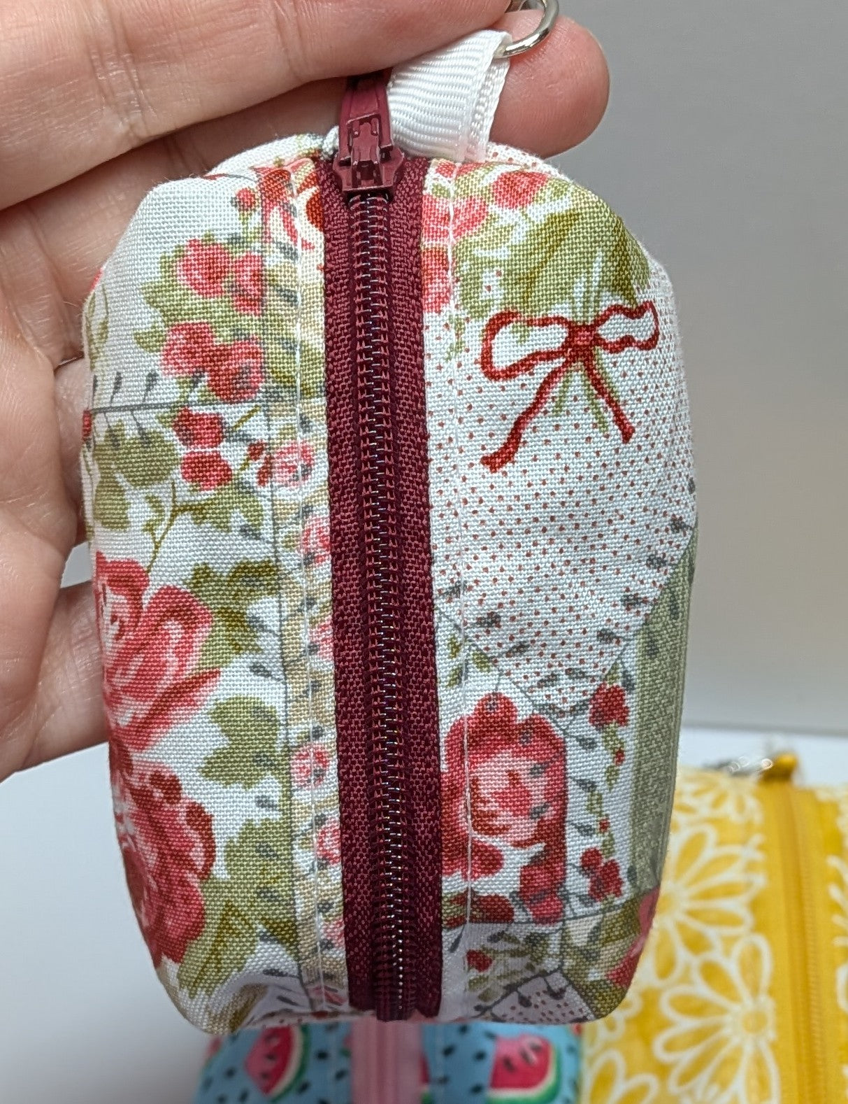 Itty Bitty Boxy Bag Keychain Clip