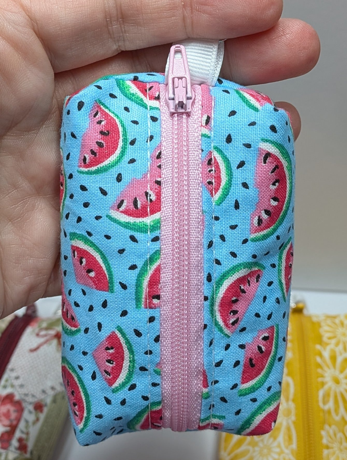 Itty Bitty Boxy Bag Keychain Clip