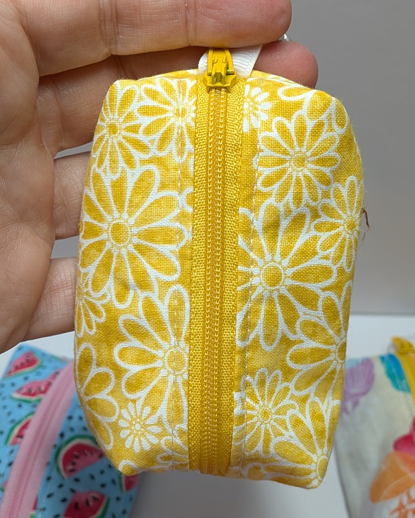 Itty Bitty Boxy Bag Keychain Clip