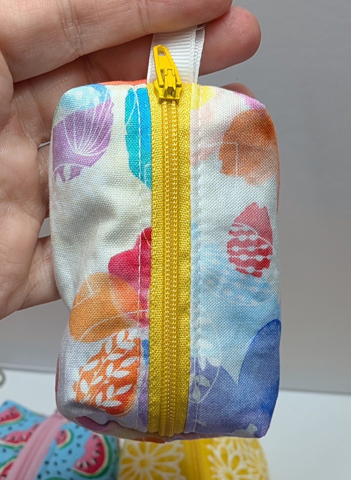 Itty Bitty Boxy Bag Keychain Clip