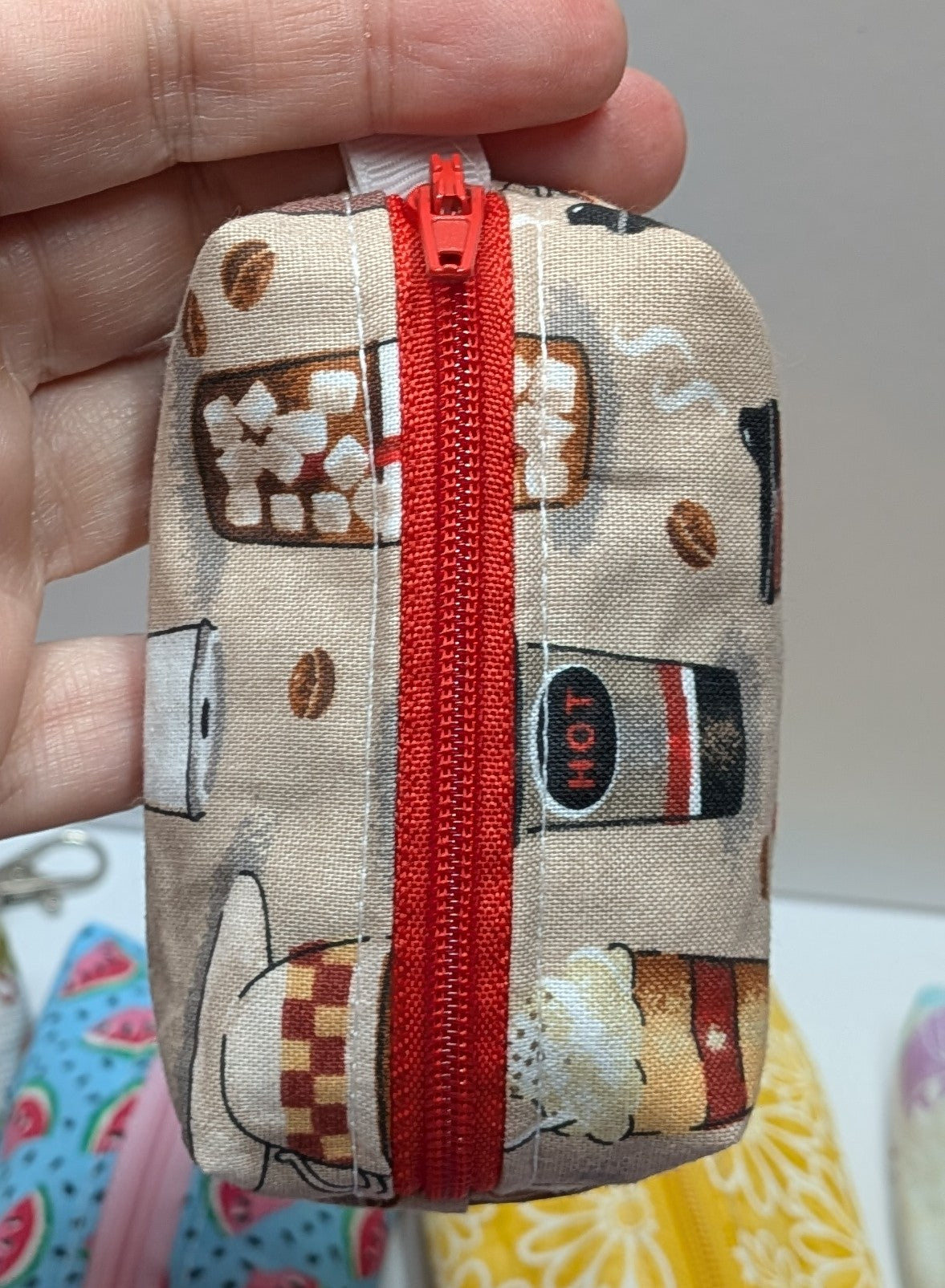 Itty Bitty Boxy Bag Keychain Clip