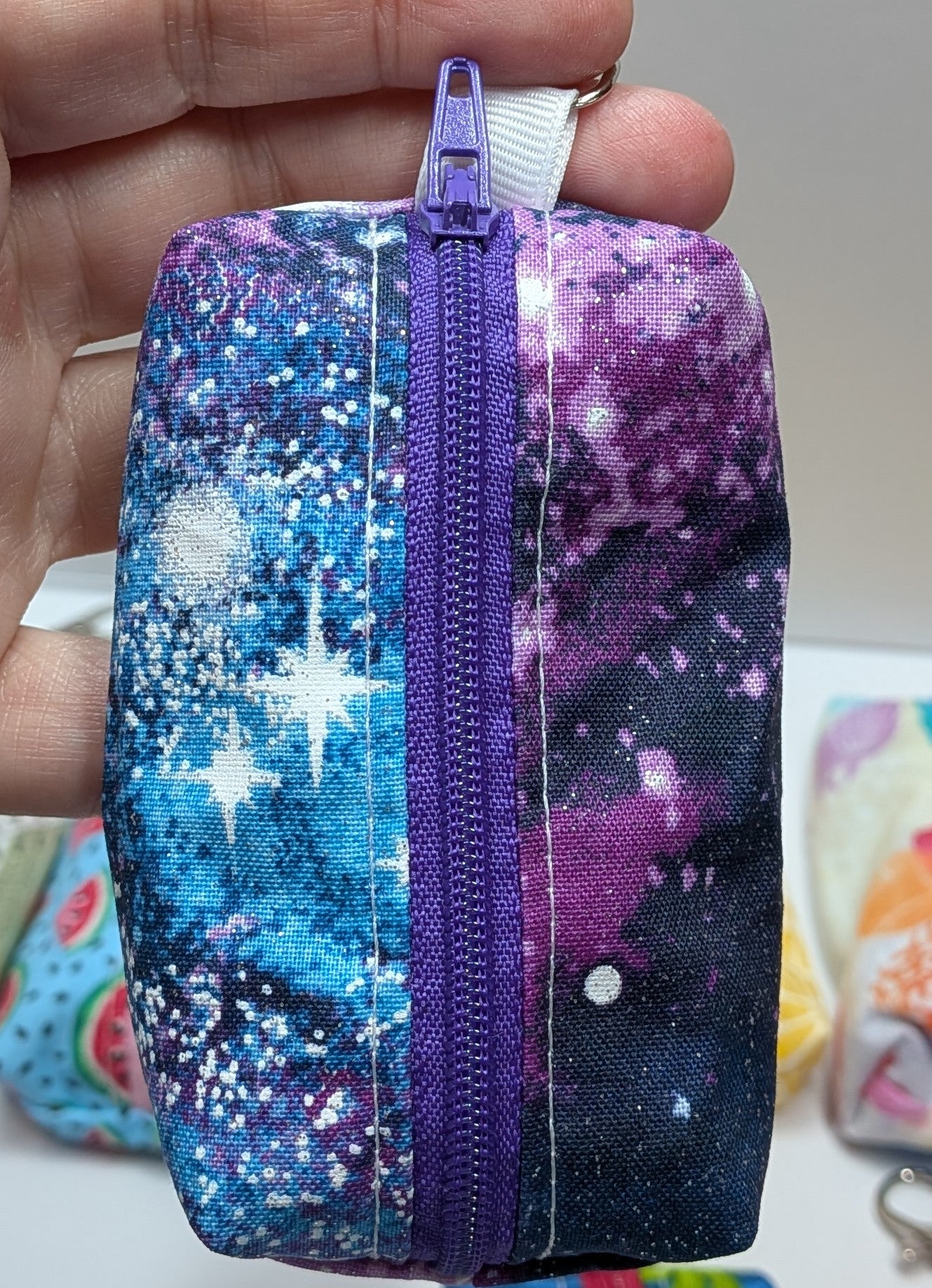 Itty Bitty Boxy Bag Keychain Clip