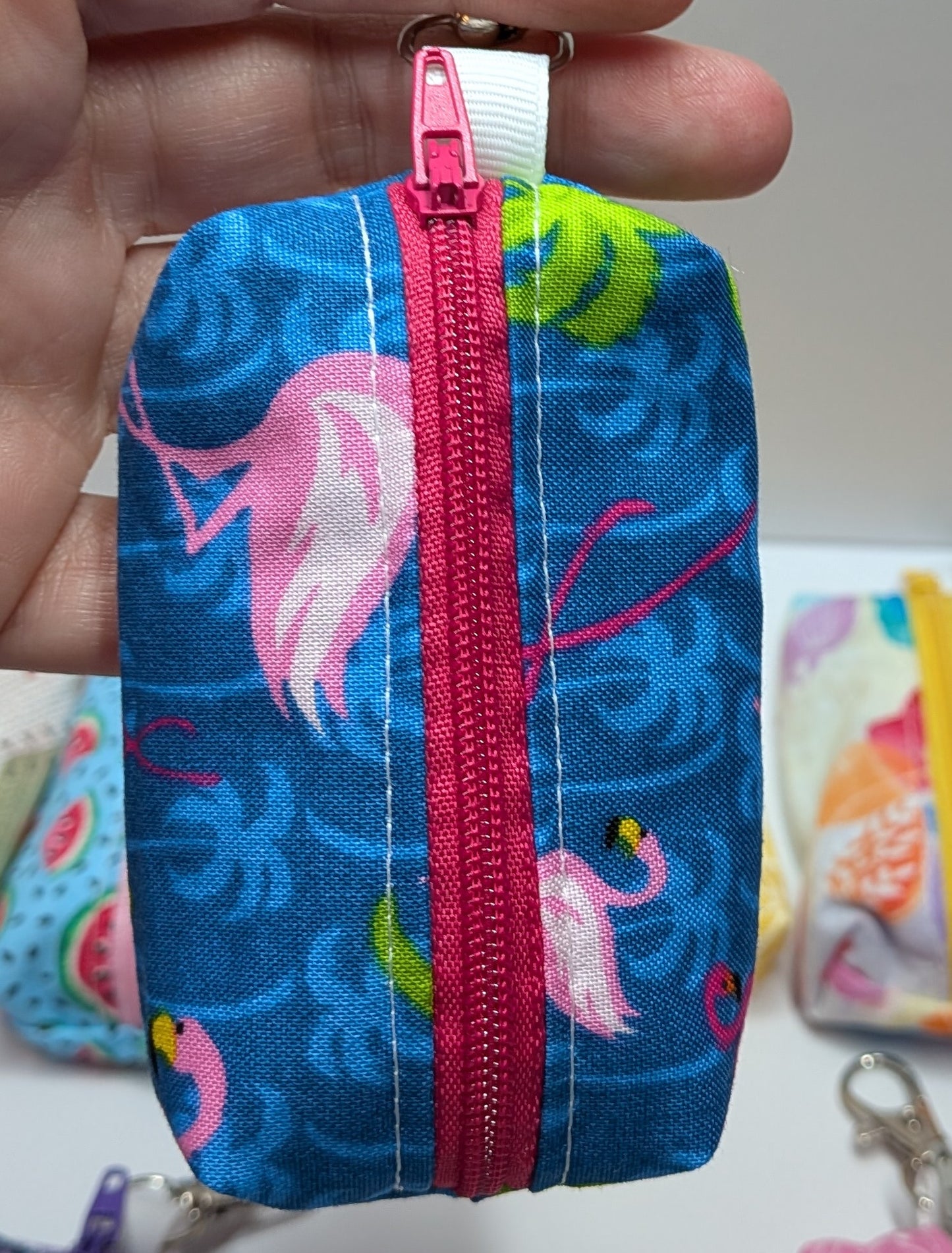 Itty Bitty Boxy Bag Keychain Clip