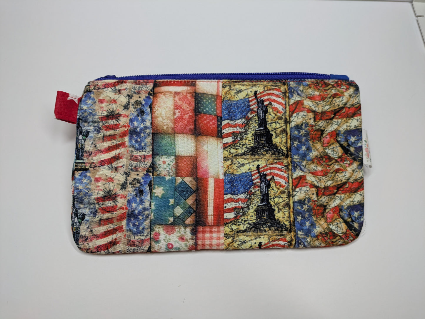 Zipper Pouch- Vintage Patriotic