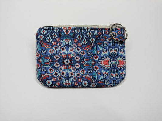 Coin Purse - Blue Pattern